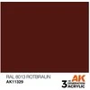 AK Interactive RAL 8013 Rotbraun akriliniai dažai karinei technikai 17ml