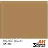AK Interactive RAL 8020 Braun akriliniai dažai karinei technikai 17ml