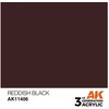 AK Interactive Reddish Juodas figūrų akriliniai dažai 17 ml