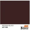 AK Interactive Reddish Juodas figūrų akriliniai dažai 17 ml