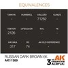 AK Interactive Russian Dark Brown 6K AFV akriliniai dažai 17 ml
