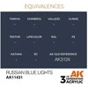 AK Interactive Russian Mėlyna Lights figūrėlių akriliniai dažai 17 ml