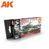AK Interactive Rusų karinė kamufliažo dažų rinkinys Vol.1, 3 gen., AK11662