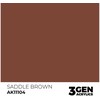 AK Interactive Saddle Brown 3rd Gen akriliniai dažai 17 ml AK11104