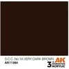 AK Interactive S.C.C. No.1A tamsiai rudi AFV 3rd Gen akriliniai dažai 17ml