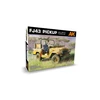 Ak Interactive Toyota Land Cruiser FJ43 pikapas su SPG-9 pabūklu, modelis 1/35 AK35003