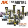 AK Interactive True Metal Gold vaško metaliniai dažai modeliavimui