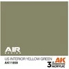 AK Interactive US Interior Geltona Žalias akriliniai dažai AIR 3G 17 ml