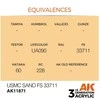 AK Interactive USMC Sand FS33711 akriliniai lėktuvų dažai 17 ml