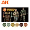 AK Interactive Waffen SS Italų Maskuojamos Uniformos Dažų Rinkinys 3Gen
