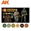 AK Interactive Waffen SS Italų Maskuojamos Uniformos Dažų Rinkinys 3Gen