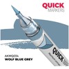 AK Interactive Wolf Mėlyna Pilkas žymeklis miniatiūroms QUICK MARKER
