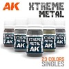 AK Interactive Xtreme Metal Chrome emaliniai dažai 30 ml