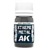 AK Interactive Xtreme Metal juodi emaliniai metaliniai dažai 30ml