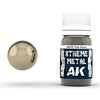 AK Interactive Xtreme Metal Pale Brass emaliniai metaliniai dažai 30ml