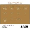 AK Interactive Žalias Ocher akriliniai dažai, 3 gen., 17 ml
