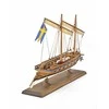 Amati švediška kanonierinė valtis – medinis modelio rinkinys B1550, 34,5 cm