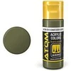 AMMO by MIG Jimenez AMMO MIG ATOM akriliniai dažai RLM70 Schwarzgrün, 20 ml