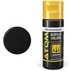 AMMO by MIG Jimenez AMMO MIG ATOM akriliniai dažai satininė juoda, 20 ml (20162)