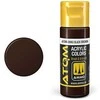 AMMO by MIG Jimenez AMMO MIG ATOM akriliniai dažai Juodas Brown 20 ml (20063)