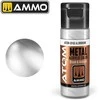 AMMO by MIG Jimenez AMMO MIG ATOM akriliniai dažai – metalinis aliuminis, 20 ml (20165)