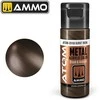 AMMO by MIG Jimenez AMMO MIG ATOM akriliniai dažai, Metallic Burnt Iron, 20 ml (20169)