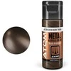 AMMO by MIG Jimenez AMMO MIG ATOM akriliniai dažai, Metallic Burnt Iron, 20 ml (20169)