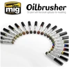 AMMO by MIG Jimenez AMMO MIG Oilbrusher aliejiniai dažai su teptuku – Starship Filth sendinimui