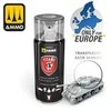 AMMO by MIG Jimenez Titans Hobby skaidrus pusiau blizgus akrilinis purškiamas lakas 400 ml (121)