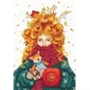 Andriana Įkvepiantis siuvinėjimo rinkinys kryželiu „Rudens siela“ 22,5×31 cm mėgėjams