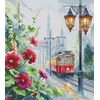 Andriana Kryželiu siuvinėjimo rinkinys „Rytinis tramvajus“, 24,5x27 cm