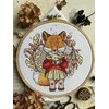 Andriana Beldizart Kryželiu siuvinėjimo rinkinys „Rudens arbata“ 15 х 17 cm SANO-32