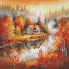 Andriana Siuvinėjimo kryželiu rinkinys „Rudens grožis“ 22×21,5 cm