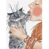 Andriana Siuvinėjimo kryželiu rinkinys „Touch-me-not“, 14,5x20 cm, SANN-40