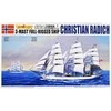 Aoshima Christian Radich 1/350 plastikinis burlaivio modelis
