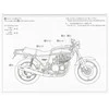 Aoshima Kawasaki Z750FX 1979 Custom 1/12 surenkamas plastikinis modelis