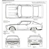 Aoshima Nissan Skyline KGC110 1972 1/24 Ken &amp; Mary surenkamas modelis