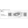 Aoshima Toyota Hiace 2012 TRH200V 1/24 plastikinis surenkamas modelis