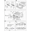 Aoshima Toyota Sprinter Trueno AE86 1/24 surenkamas plastikinis modelis