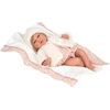 Arias kūdikio lėlė su kailinukais, 40 cm, realistinio svorio