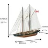 Artesania Latina Bluenose II škunas, medinis laivo modelio rinkinys 1:75