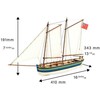 Artesania Latina HMS Endeavour kapitono valtis 1:50 – modelio rinkinys 19005