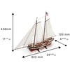 Artesania Latina Swift 1:50 medinis locmano laivo modelio rinkinys