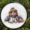 Ava Stitch Cavalier King Charles spanielis – kryželiu siuvinėjimo rinkinys AVA