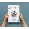 Ava Stitch Kalėdinė magija – kryželiu siuvinėjimo rinkinys AVA-P027
