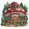 Ava Stitch Kryželiu siuvinėjimo rinkinys „Grybų namelis“ 16 ct Aida