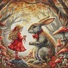 Ava Stitch Kryželiu siuvinėjimo rinkinys „Pasakų pasaulis“ 32x32 cm AVA-P045