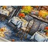 Ava Stitch Rudens kava – kryželiu siuvinėjimo rinkinys, 29x29 cm, Aida 16