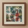 Ava Stitch Siuvinėjimo kryželiu rinkinys „Miško paslaptis“ 32x32 cm AVA-P041