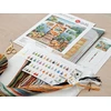 Ava Stitch Siuvinėjimo kryželiu rinkinys „Namai ten, kur parkuojame“ 28,6×28,6 cm